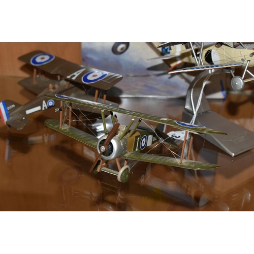 348 - THREE CORGI MODEL AIRCRAFT, comprising an Aviation Archive AA37802 Albatross D.V Ritter von Roth 191... 