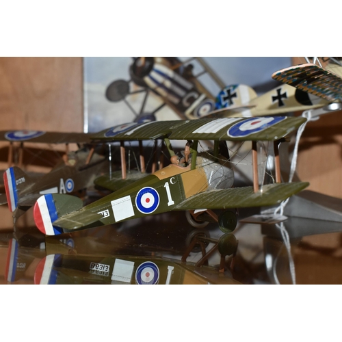 348 - THREE CORGI MODEL AIRCRAFT, comprising an Aviation Archive AA37802 Albatross D.V Ritter von Roth 191... 