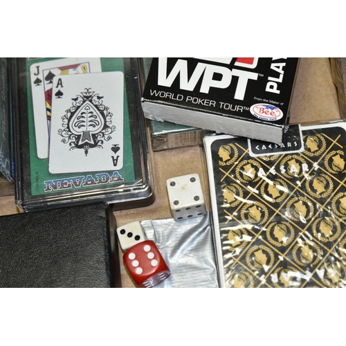 532 - ONE BOX OF PLAYING CARDS, to include thirty sealed decks of playing cards used in actual play in Las... 