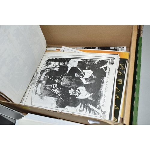 554 - ONE BOX OF FILM, TV & MUSIC EPHEMERA containing a large collection of Photographs, issued by the stu... 