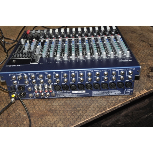 1072 - A YAMAHA MG16/6FX MIXING DESK with power supply (PAT pass and working)