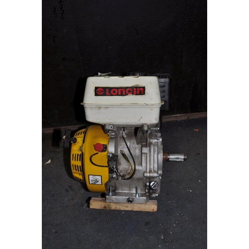 1083 - A LONCIN 13HP PETROL ENGINE with 25mm output shaft (engine pulls freely but hasn't been started)