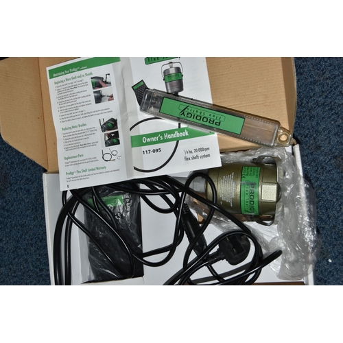 132 - A BOXED 'PENDANT MOTOR DRILL KIT', Prodigy Flex Shafts System, UK plug, with instruction manual, pro... 