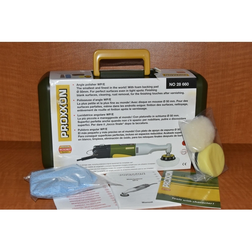 136 - A 'PROXXON' POLISHING ANGLE POLISHER KIT, EU plug, No. 28 660, Micromot system (condition report: ne... 