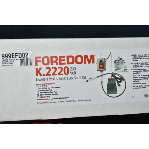 139 - FOREDOM PENDANT MOTOR SR JEWELLERS KIT QUICK RELEASE SYSTEM, model number  K.2220, (condition report... 