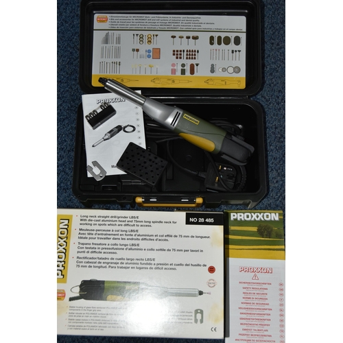 149 - A PROXXON LONG NECK STRAIGHT DRILL GRINDER, UK plug, (condition report: new in box, not tested, we c... 