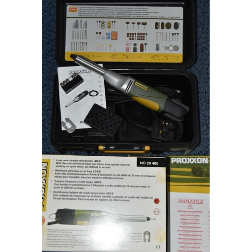 150 - A PROXXON LONG NECK STRAIGHT DRILL GRINDER, UK plug, (condition report: new in box, not tested, we c... 