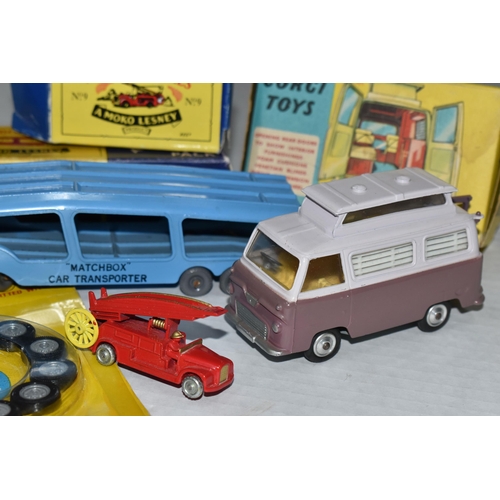 323 - A BOXED CORGI TOYS FORD THAMES 'AIRBORNE' CARAVAN, No.420, version with lilac top half, mauve bottom... 