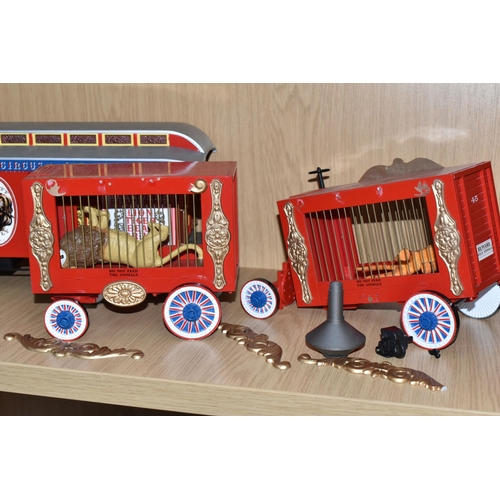 328 - AN UNBOXED BACHMANN G SCALE 2-6-0 LOCOMOTIVE AND TENDER, 'Emmett Kelly Jr. Circus', No.49, red, whit... 