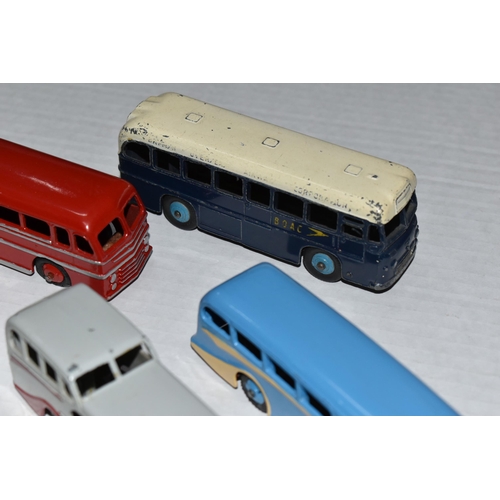 330 - A QUANTITY OF ASSORTED DINKY TOYS BUSES AND COACHES, Streamline Bus, No.29b, Single Deck Bus, No.29e... 