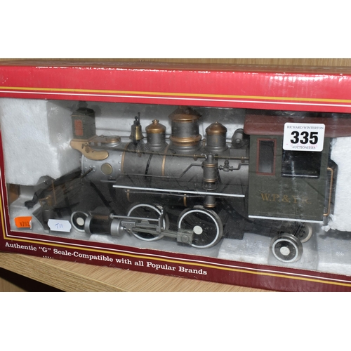 335 - A BOXED BACHMANN BIG HAULERS G SCALE 2-4-2 LOCOMOTIVE AND TENDER, White Pass & Yukon Railway, No.9, ... 