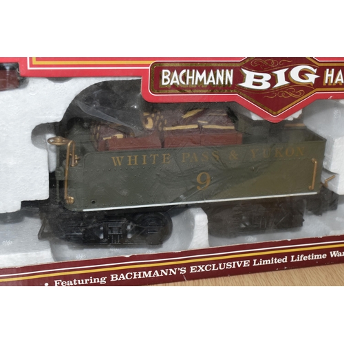 335 - A BOXED BACHMANN BIG HAULERS G SCALE 2-4-2 LOCOMOTIVE AND TENDER, White Pass & Yukon Railway, No.9, ... 