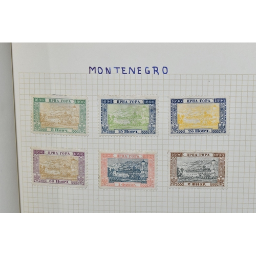 348 - STAMP ALBUM WITH WORLDWIDE RANGES, we note strength in mid period Germany