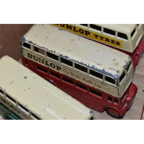 362 - A QUANTITY OF ASSORTED DINKY TOYS 29c/290 DOUBLE DECKER BUSES, mixture of all three types of radiato... 