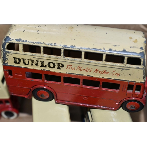 362 - A QUANTITY OF ASSORTED DINKY TOYS 29c/290 DOUBLE DECKER BUSES, mixture of all three types of radiato... 