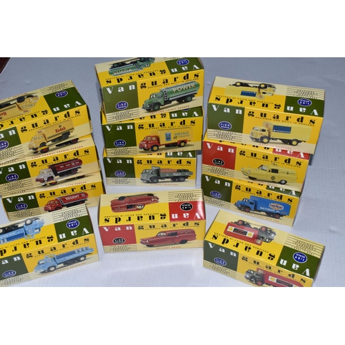 363 - TWELVE BOXED VANGUARDS 1:64 AND 1:43 SCALE DIECAST MODEL VEHICLES, this is split into ten 1:64 scale... 