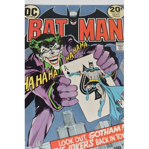 405 - A BATMAN NO.251 DC COMIC, first comic to establish The Joker as a homicidal killer instead of a comi... 