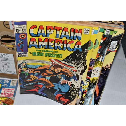 433 - A BOX OF MARVEL AND DC COMICS, almost 150 comics from Iron Man, Batman, Daredevil, Detective Comics,... 