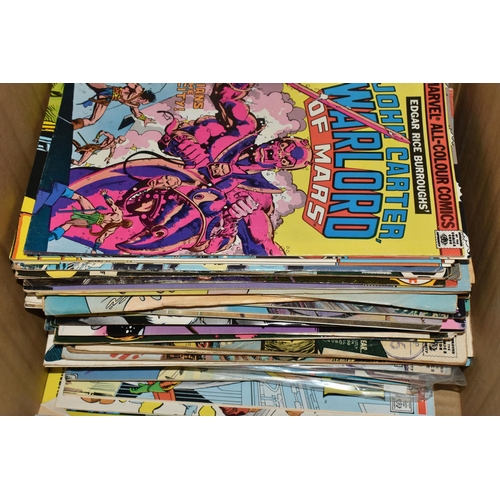 433 - A BOX OF MARVEL AND DC COMICS, almost 150 comics from Iron Man, Batman, Daredevil, Detective Comics,... 