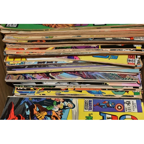 433 - A BOX OF MARVEL AND DC COMICS, almost 150 comics from Iron Man, Batman, Daredevil, Detective Comics,... 