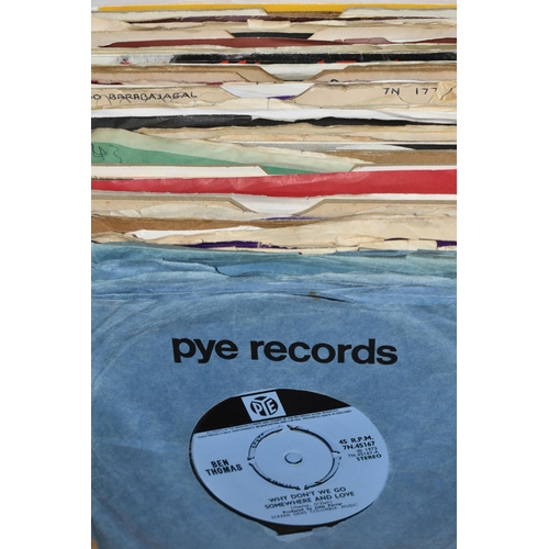 448 - A QUANTITY OF 45 R.P.M. RECORDS, mainly 1960's & 1970's, mainly Soul including a number of singles o... 