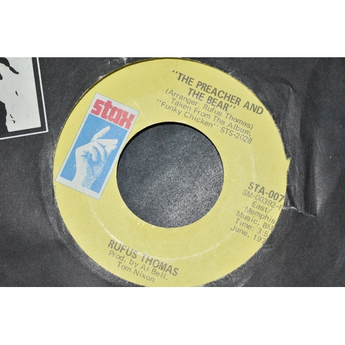 448 - A QUANTITY OF 45 R.P.M. RECORDS, mainly 1960's & 1970's, mainly Soul including a number of singles o... 