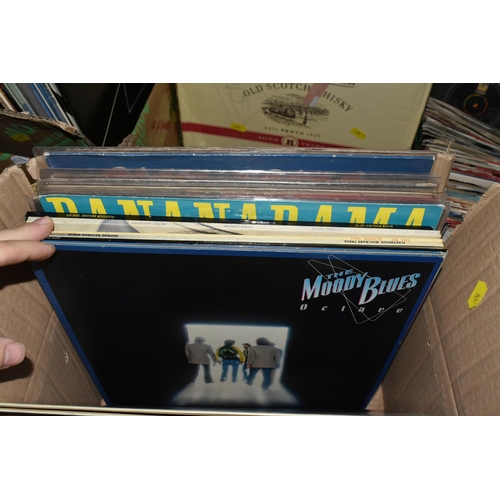 456 - THREE BOXES OF LPs, approximately 120, to include artists, Neil Diamond, Fleetwood Mac, Led Zeppelin... 