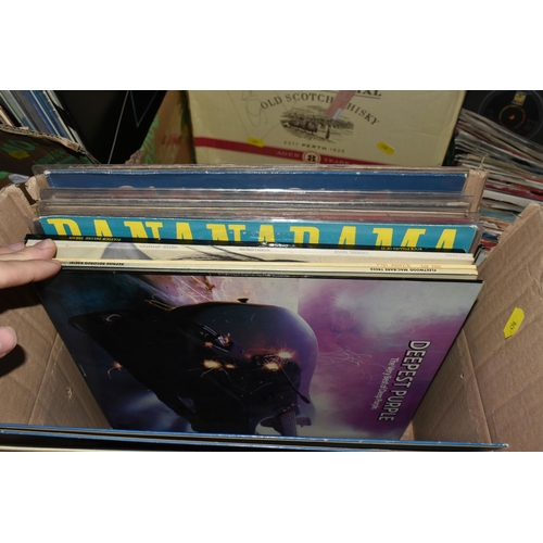 456 - THREE BOXES OF LPs, approximately 120, to include artists, Neil Diamond, Fleetwood Mac, Led Zeppelin... 