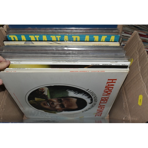 456 - THREE BOXES OF LPs, approximately 120, to include artists, Neil Diamond, Fleetwood Mac, Led Zeppelin... 