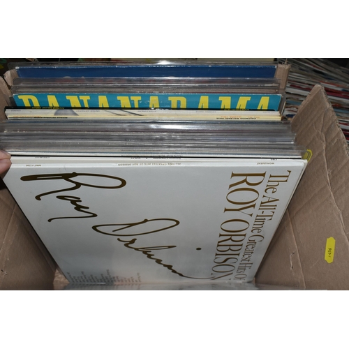 456 - THREE BOXES OF LPs, approximately 120, to include artists, Neil Diamond, Fleetwood Mac, Led Zeppelin... 