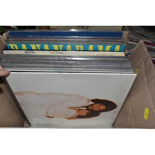 456 - THREE BOXES OF LPs, approximately 120, to include artists, Neil Diamond, Fleetwood Mac, Led Zeppelin... 