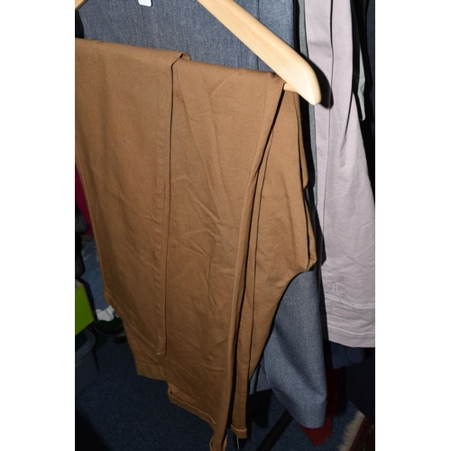 458 - SEVENTEEN PAIRS OF GENTLEMENS M&S TROUSERS, UK size waist 38'', leg 33'', comprising two pairs of to... 