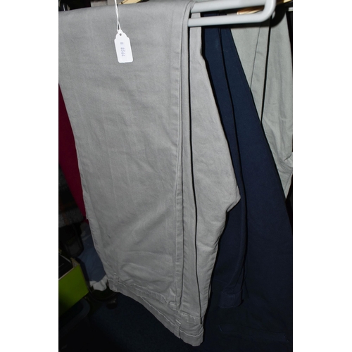 458 - SEVENTEEN PAIRS OF GENTLEMENS M&S TROUSERS, UK size waist 38'', leg 33'', comprising two pairs of to... 