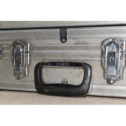 475 - A GROUP OF ELECTRICAL CASES eleven flight cases, a wooden box, and a metal case (13) (Condition Repo... 