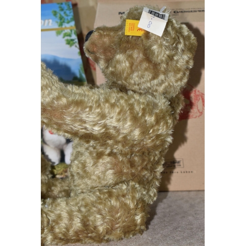 489 - A BOXED STEIFF MOHAIR CLASSIC 1920 REPLICA BEAR, No.000737, complete and in very good condition with... 