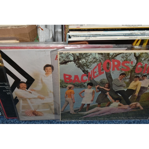 497 - FIVE BOXES OF LPs, to include, classical, theatre/movie soundtracks, country, love songs, etc. (sd),... 