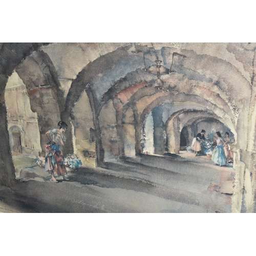 502 - SIX WILLIAM RUSSELL FLINT (1880-1969) LIMITED EDITION PRINTS, comprising 'Flowers in the Cloister, 6... 