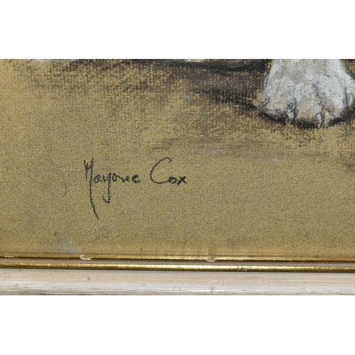 510 - MAJORIE COX (1915-2003) TWO PORTRAITS OF DOGS, comprising 'Fudge' a Golden Retriever, signed and tit... 