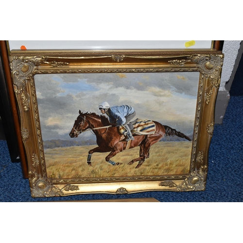 511 - A SMALL QUANTITY OF PAINTINGS AND PRINTS ETC, to include a David Mynett pastel landscape depicting f... 