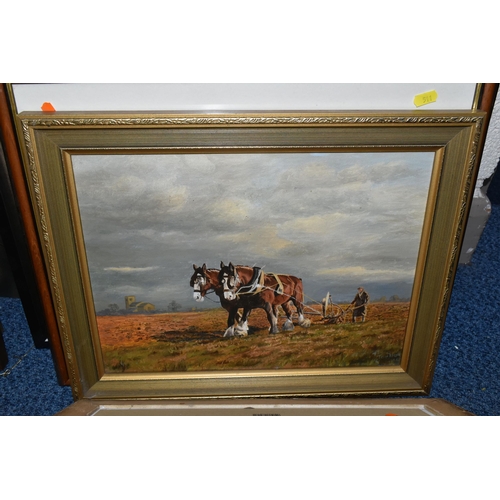 511 - A SMALL QUANTITY OF PAINTINGS AND PRINTS ETC, to include a David Mynett pastel landscape depicting f... 