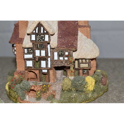 534 - A GROUP OF EIGHT LILLIPUT LANE COTTAGE SCULPTURES, comprising Miniature Masterpieces 'Three Feathers... 