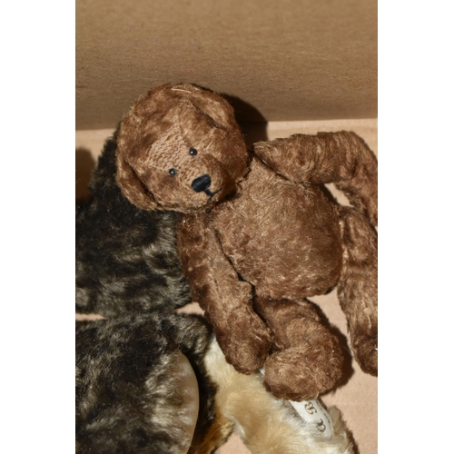 566 - ONE BOX OF HAND MADE COLLECTOR'S BEARS, twelve bears comprising two H.M bears by Iris & Rowland Ches... 