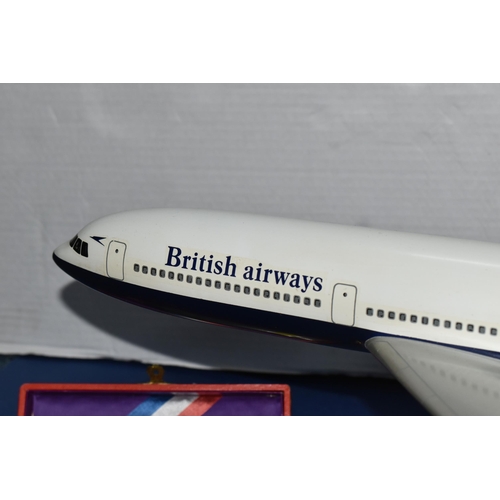 426 - A PLASTIC DISPLAY MODEL OF A LOCKHEED TRISTAR 500 IN BRITISH AIRWAYS LIVERY, appears complete and in... 