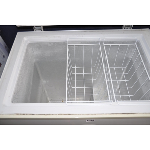 1094 - A LOGIK CHEST FREEZER width 73cm depth 55cm height 85cm (PAT pass and working at -19 degrees)