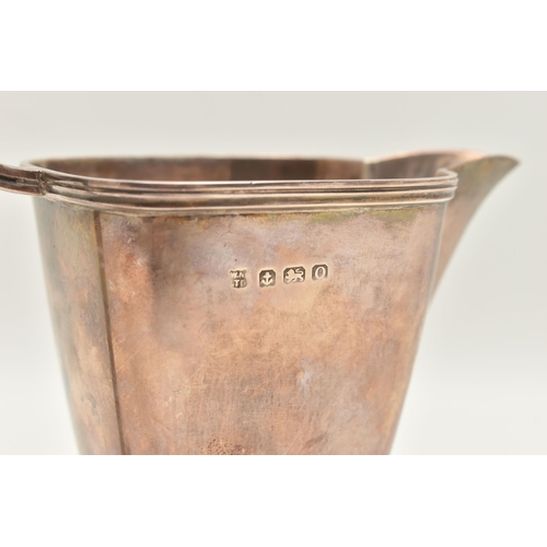 55 - A GEORGE V SILVER MILK JUG, an Art Deco milk jug, approximate height 105mm 'William Neale & Son Ltd'... 