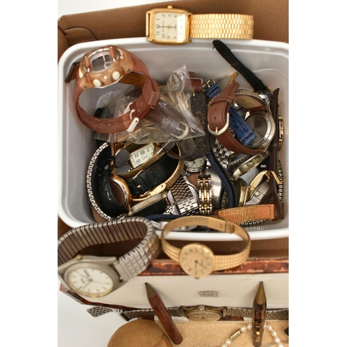 64 - AN ASSORTMENT OF ITEMS, to include assorted white metal and base metal rings, set with paste and mar... 