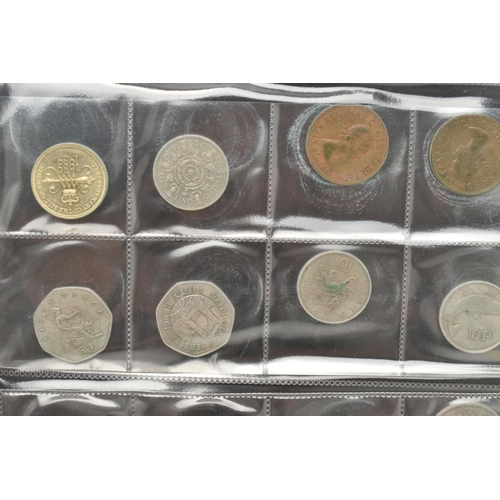 109 - TWO ALBUMS ONE CONTAINS COINS ONE WITH STAMPS AND COIN 1ST DAY COVERS, to include a mixed varied amo... 