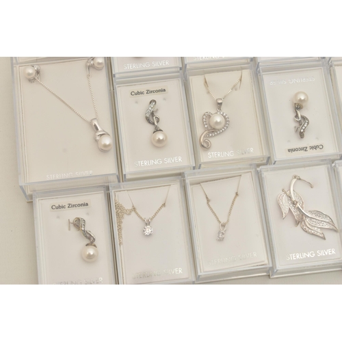 80 - A LARGE SELECTION OF JEWELLERY, to include one hundred and sixty nine cased earrings, pendant and ne... 