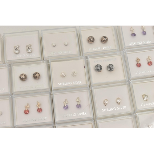 80 - A LARGE SELECTION OF JEWELLERY, to include one hundred and sixty nine cased earrings, pendant and ne... 