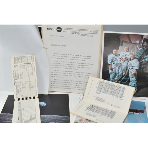 251 - NASA AND RUSSIAN PRESS RELEASE PAPERS RELATING TO THE APOLLO 10 SPACE MISSION, to include selection ... 